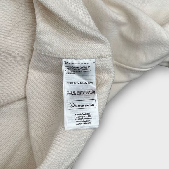 NWOT Scotch & Soda Mens Pullover Logo Hoodie Sweatshirt Sweater Size L (DEFECT) - Picture 16 of 16